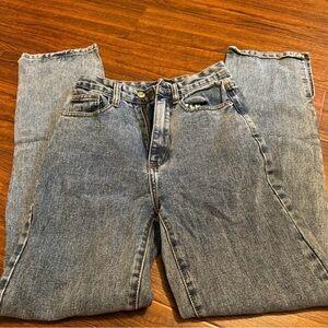 PrettyLittleThing Gray High Rise Jeans